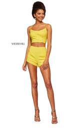 7 of 18 Sherri Hill 52918 Yellow
