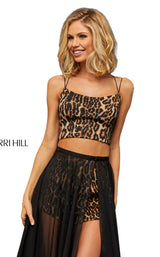 4 of 6 Sherri Hill 52919 Animal-Print