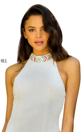9 of 12 Sherri Hill 52940 Ivory Multi