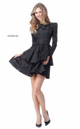 1 of 12 Sherri Hill 50617 Black