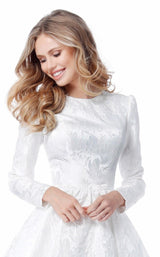 3 of 12 Sherri Hill 50617 Ivory