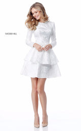 2 of 12 Sherri Hill 50617 Ivory