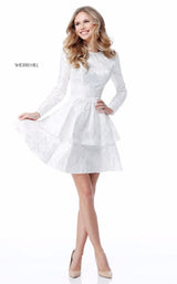 11 of 12 Sherri Hill 50617 Ivory