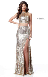 9 of 19 Sherri Hill 51662 Gold
