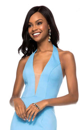 4 of 8 Sherri Hill 51773 Light Blue