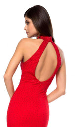 9 of 10 Sherri Hill 51779 Red