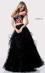 1 of 5 Sherri Hill 51893 Black