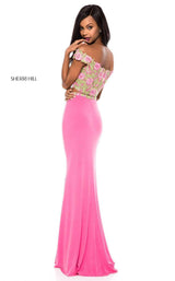 3 of 5 Sherri Hill 51951 Fuchsia