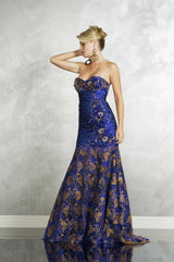 1 of 5 MNM Couture 6539 Royal Blue