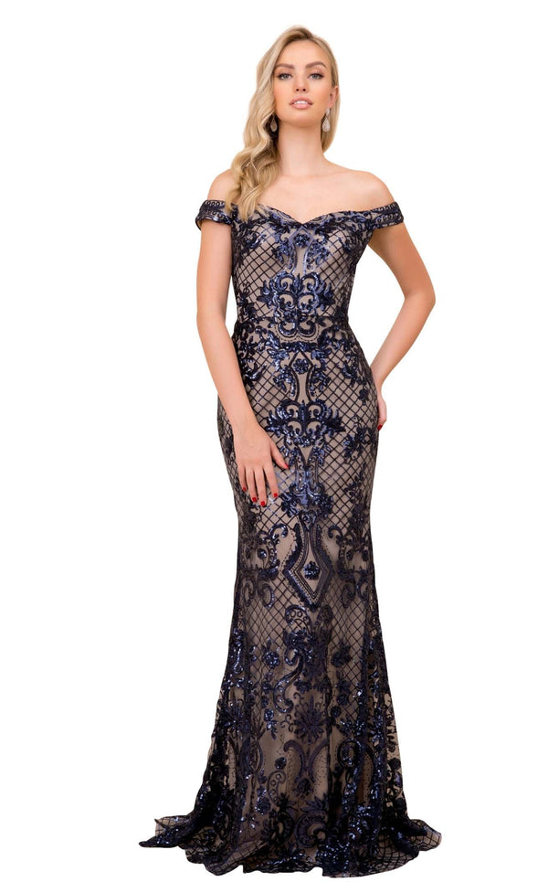 Nox Anabel T310 Dress Navy-Blue