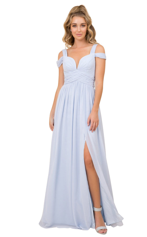 Nox Anabel Y277 Dress Dusty-Blue
