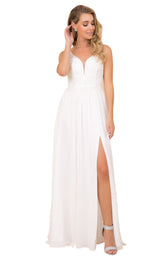 1 of 8 Nox Anabel Y299 Dress White