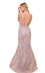 2 of 4 Nox Anabel Y407 Dress Mauve