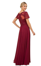 Nox Anabel Y525 Dress Burgundy