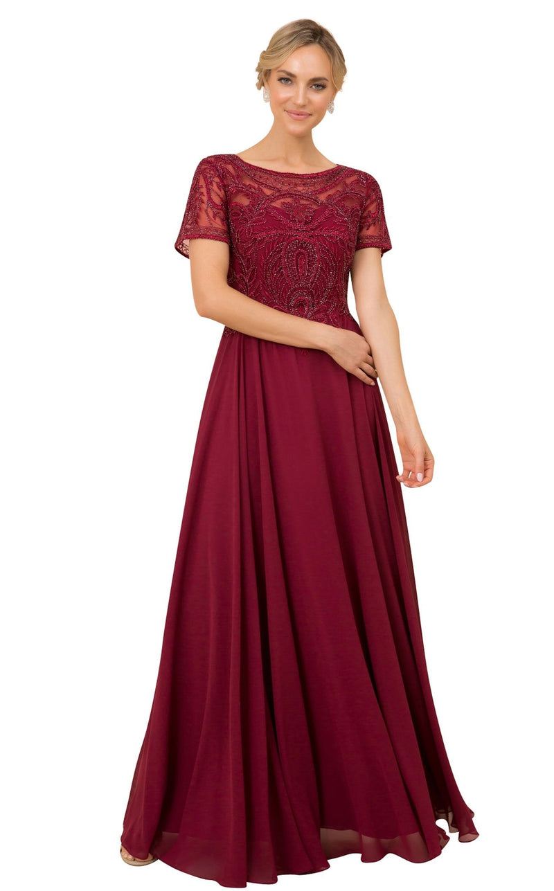 Nox Anabel Y525 Dress Burgundy