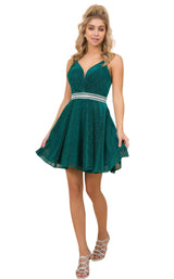 1 of 4 Nox Anabel Y678 Dress Green