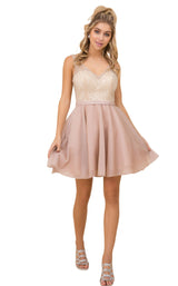 2 of 8 Nox Anabel Y692 Dress Blush
